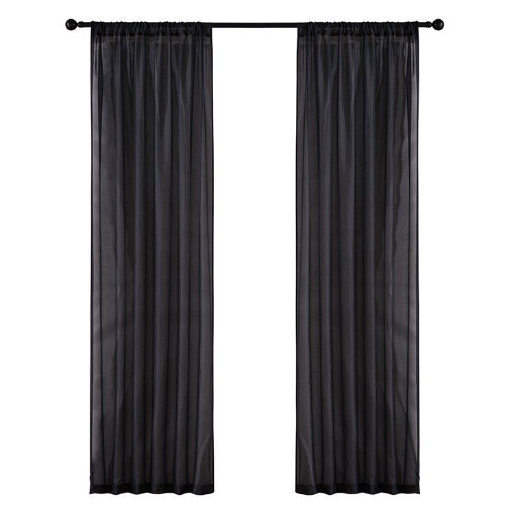 Modern And Simple Pure Color Cotton And Linen Window Screen - Image 7